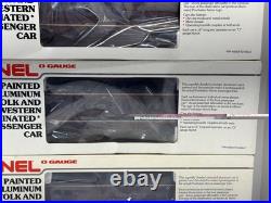 Lionel Norfolk & Western Aluminum 8 Car Passenger Set O New 6-9562 9567 19108