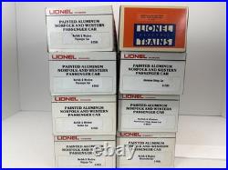 Lionel Norfolk & Western Aluminum 8 Car Passenger Set O New 6-9562 9567 19108