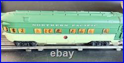 Lionel Northern Pacific 7 Car Passenger Set 6-16024-39 Lighted O Gauge Boxes