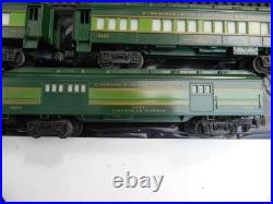 Lionel O GAUGE Crescent Limited Southern Illuminated Passenger 5 CAR SET