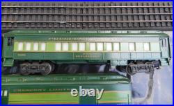 Lionel O GAUGE Crescent Limited Southern Illuminated Passenger 5 CAR SET