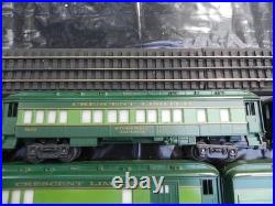Lionel O GAUGE Crescent Limited Southern Illuminated Passenger 5 CAR SET