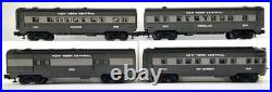 Lionel O Ga Ny Central 4-passenger Car Set #6-16016,16018,16020,16021