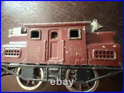 Lionel O Gauge Passenger Car Set Red/Black Pullman New York Central Lines