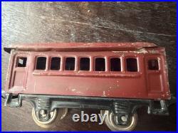 Lionel O Gauge Passenger Car Set Red/Black Pullman New York Central Lines