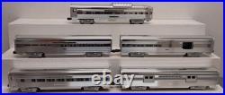 Lionel O Gauge Santa Fe Aluminum Passenger Car Set 5 EX/Box