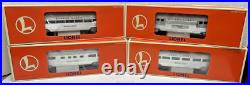 Lionel O-gauge 6-19165 Super Chief 4-car Aluminum Passenger Car Set
