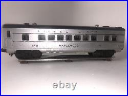 Lionel PW 2421 Maplewood 2422 Chatham 2423 Hillside Passenger Set 3 Car 1950-53