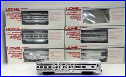 Lionel Pennsylvania 15 Aluminum 6-Car Passenger Set O Gauge New 6-9569 9574