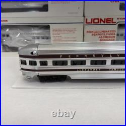 Lionel Pennsylvania 15 Aluminum 6-Car Passenger Set O Gauge New 6-9569 9574