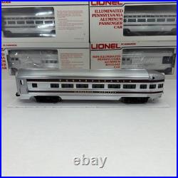 Lionel Pennsylvania 15 Aluminum 6-Car Passenger Set O Gauge New 6-9569 9574