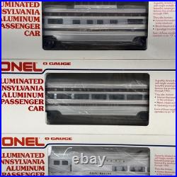 Lionel Pennsylvania 15 Aluminum 6-Car Passenger Set O Gauge New 6-9569 9574