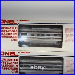 Lionel Pennsylvania 15 Aluminum 6-Car Passenger Set O Gauge New 6-9569 9574