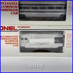 Lionel Pennsylvania 15 Aluminum 6-Car Passenger Set O Gauge New 6-9569 9574