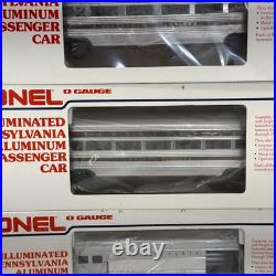 Lionel Pennsylvania 15 Aluminum 6-Car Passenger Set O Gauge New 6-9569 9574