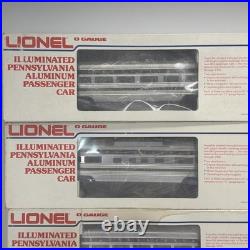 Lionel Pennsylvania 15 Aluminum 8 Car Passenger Set O Used 6-9569 9575 7208%
