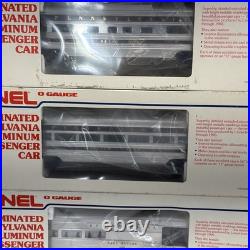 Lionel Pennsylvania 15 Aluminum 8 Car Passenger Set O Used 6-9569 9575 7208