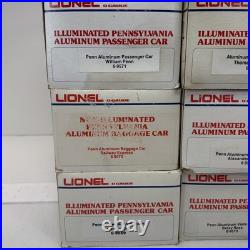 Lionel Pennsylvania 15 Aluminum 8 Car Passenger Set O Used 6-9569 9575 7208%
