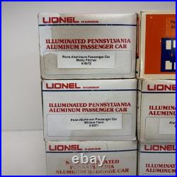 Lionel Pennsylvania 15 Aluminum 8 Car Passenger Set O Used 6-9569 9575 7208% Lionel Pennsylvania 15 Aluminum 8 Car Passenger Set O Used 6-9569 9575 7208%