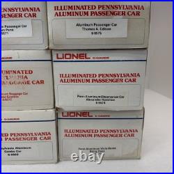 Lionel Pennsylvania 15 Aluminum 8 Car Passenger Set O Used 6-9569 9575 7208%