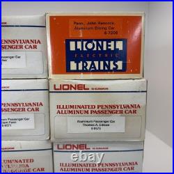Lionel Pennsylvania 15 Aluminum 8 Car Passenger Set O Used 6-9569 9575 7208%