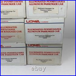 Lionel Pennsylvania 15 Aluminum 8 Car Passenger Set O Used 6-9569 9575 7208