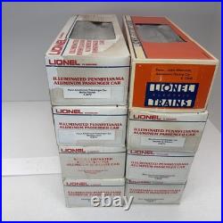 Lionel Pennsylvania 15 Aluminum 8 Car Passenger Set O Used 6-9569 9575 7208%