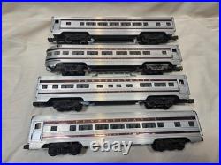 Lionel Pennsylvania 4 Passenger Car Set 2541 2542 2543 2544