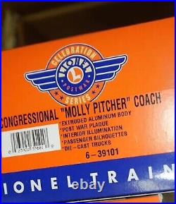 Lionel Pennsylvania Passenger Cars. Aluminum 4 Pack Brand New From Set