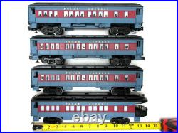 Lionel Polar Express 4-car Passenger Car Set With Lights All Work O Gauge