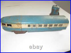 Lionel Pre-war 295w Blue Streak Tinplate Blue Passenger Set- Mixed- S14
