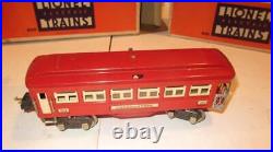 Lionel Pre-war 600/601 Three Car Red Comet Tinplate Passenger Set-restored- W10