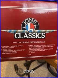 Lionel Prewar Classics 6-13420 Brown 3 Car Passenger State Set Standard Gauge