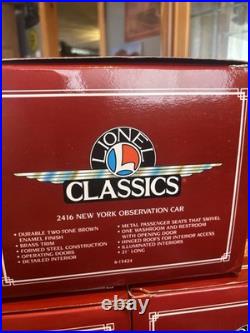 Lionel Prewar Classics 6-13420 Brown 3 Car Passenger State Set Standard Gauge