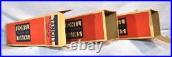 Lionel Prewar Tinplate 600 601 602 Red Pullman Passenger Car Set of 3 w 3 boxes