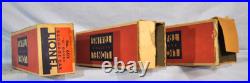 Lionel Prewar Tinplate 600 601 602 Red Pullman Passenger Car Set of 3 w 3 boxes