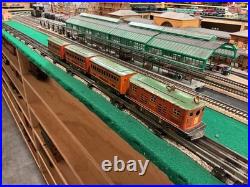 Lionel Prewar Winner Metal SET and 3 Passenger Car O Gauge