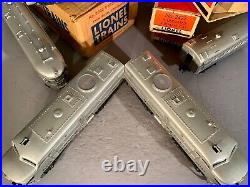 Lionel SET 1464W 2033 Silver UPac AA + 3 Passenger Cars, OBs, 1953