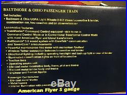 Lionel S Gauge Baltimore Ohio 2-8-2 Loco Tender And 4 Car Passenger Set 6-49612