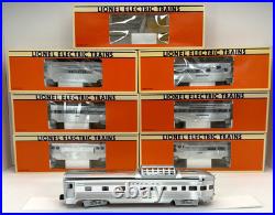 Lionel Santa Fe Aluminum 7 Car Passenger Set O Used 6-19109 19113 19128 19138%