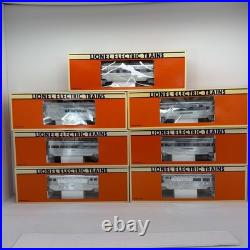 Lionel Santa Fe Aluminum 7 Car Passenger Set O Used 6-19109 19113 19128 19138%