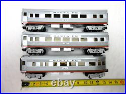 Lionel Santa Fe El Capitan Streamline Passenger Car 3 Pc Set O Gauge Lionel Santa Fe El Capitan Streamline Passenger Car 3 Pc Set O Gauge