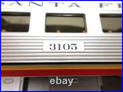 Lionel Santa Fe El Capitan Streamline Passenger Car 3 Pc Set O Gauge Lionel Santa Fe El Capitan Streamline Passenger Car 3 Pc Set O Gauge