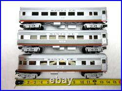 Lionel Santa Fe El Capitan Streamline Passenger Car 3 Pc Set O Gauge Lionel Santa Fe El Capitan Streamline Passenger Car 3 Pc Set O Gauge