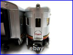 Lionel Santa Fe El Capitan Streamline Passenger Car 3 Pc Set O Gauge Lionel Santa Fe El Capitan Streamline Passenger Car 3 Pc Set O Gauge