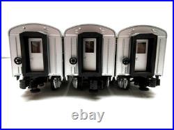 Lionel Santa Fe The Chief Red Stripe Streamline Passenger 3 Pc Set O Gauge