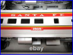 Lionel Santa Fe The Chief Red Stripe Streamline Passenger 3 Pc Set O Gauge