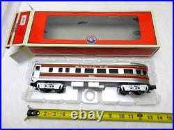 Lionel Santa Fe The Chief Red Stripe Streamline Passenger 3 Pc Set O Gauge