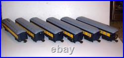 Lionel Six Car ALASKA RR Passenger, Combine, Diner, Observation Set. O Gauge