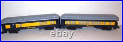 Lionel Six Car ALASKA RR Passenger, Combine, Diner, Observation Set. O Gauge